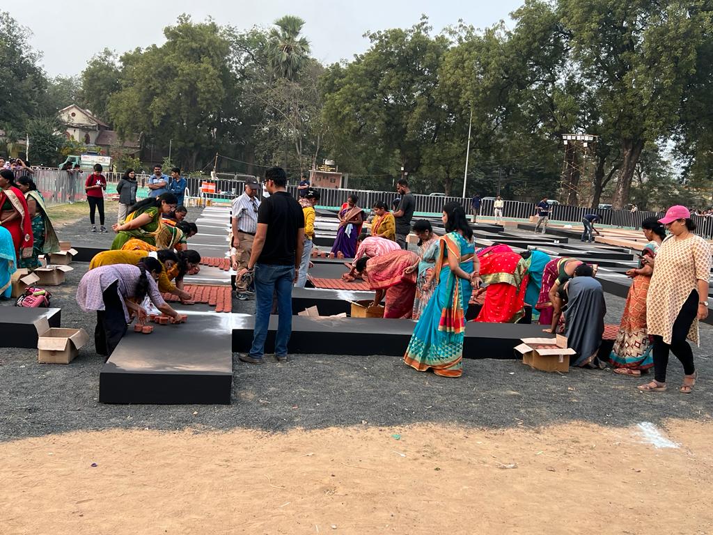 चंद्रपुरात उद्या शनिवारी 30 हजार रामज्योती उजळून विश्वविक्रम करण्यासाठी जय्यत तयारी