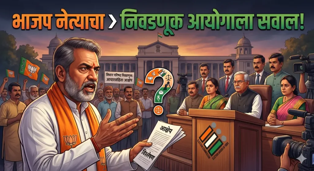विधान परिषद निवडणुकीच्या आचारसंहितेवर भाजप आमदार कृष्णा खोपडे यांचा निवडणूक आयोगाला सवाल