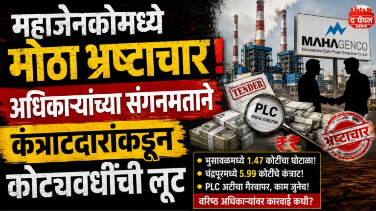 महाजेनकोमध्ये नियमबाह्य निविदांचा सुळसुळाट: अधिकारी आणि कंत्राटदारांच्या अभद्र युतीतून कोट्यवधींची लूट उघड