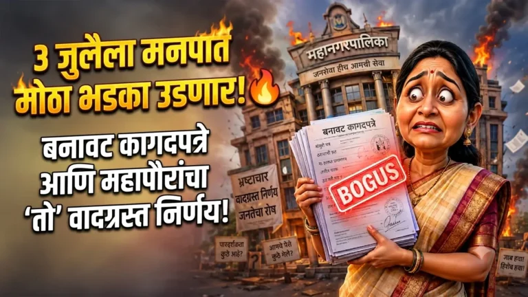 चंद्रपूर मनपात बोगस कंत्राटावरून सत्ताधारी आणि विरोधकांमध्ये तीव्र संघर्ष;